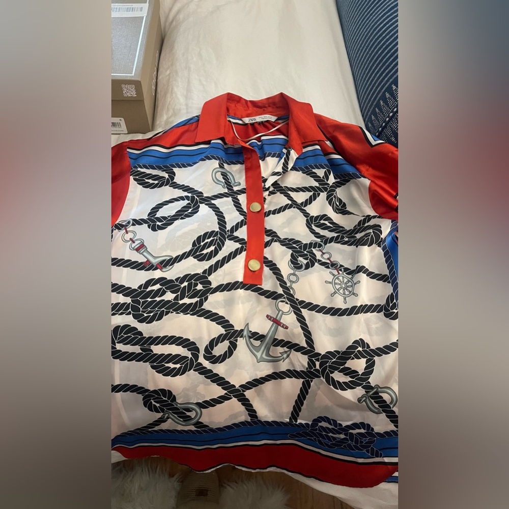 Zara Medium sailor Blouse